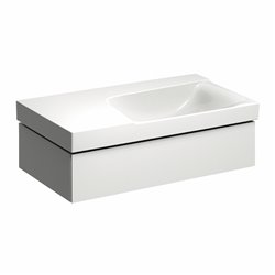 Xeno² Keramag Design de 90 cm sans trou de robinetterie cuve à droite ref 157293000