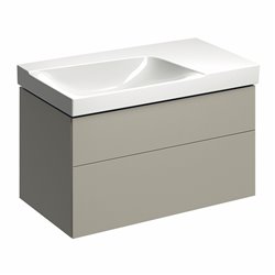 Xeno² Keramag Design de 90 cm sans trou de robinetterie cuve à gauche ref 157193000