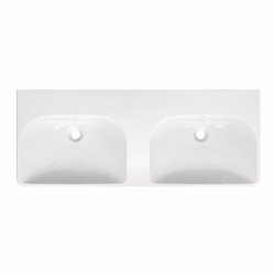 Lavabo Jam 2 vasques 120 cm Allia murale 2 cuves ref 00135610000