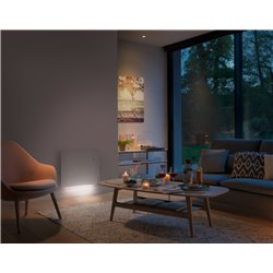 Divali PI connecté, 507619 1000 Watts plinthe blanc carat