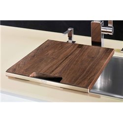 Planche à découper en bois, 223074 Zerox Noyer 360x420x40