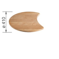 Planche à découper en bois, 218421 Rondosol Bois 410x410x24