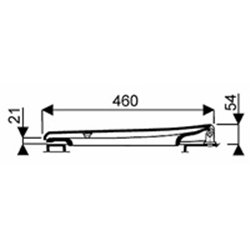 Abattant universel PMR double à fermeture standard 00006500000