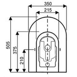 Bidet sur pied Acanto 500.603.01.5
