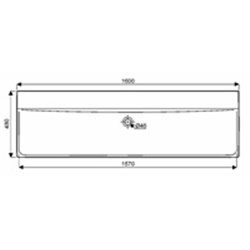 Plan de toilette Xeno² Keramag Design 427161016 de 160