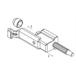 Set de montage radiateurs verticaux 6004000 pour radiateurs Vertical, Kos V, Faro V types 20, 21, 23 chromé