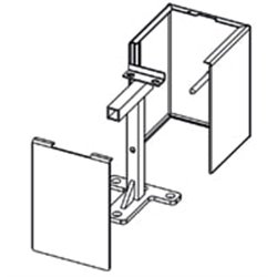 Cache pieds-support design 9022000000 Hauteur 200 mm pour radiateurs Integra plinthe, Parada plinthe, Ramo plinthe type 22