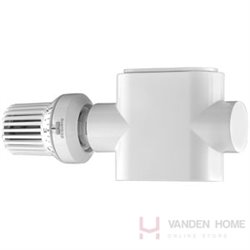 Corps de vanne bitube droit blanc 598001