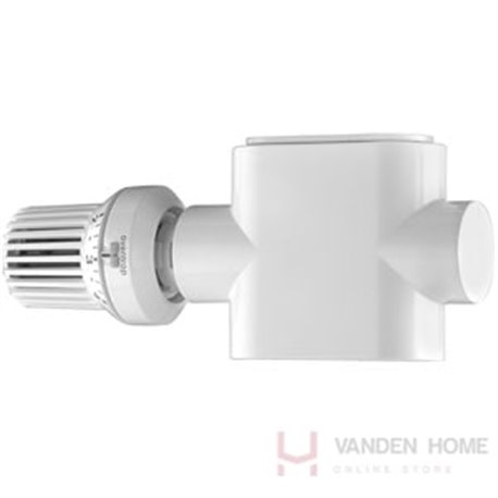 Corps de vanne bitube droit blanc 598001