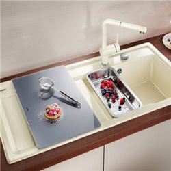 Panier vide sauce Inox, 226189 Blanco Zenar 177x435