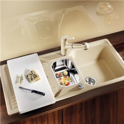 Planche à découper en plastique, 210521 Blanco Classic blanc