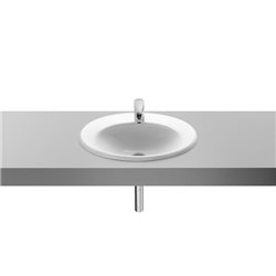 Java vasque à encastrer ovale, A327863000 560x475x190 Blanc