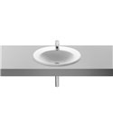 Java vasque à encastrer ovale, A327863000 560x475x190 Blanc
