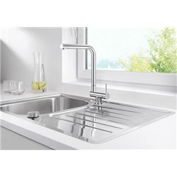 Laressa-F, 521545 Chromé Simple Levier à Droite