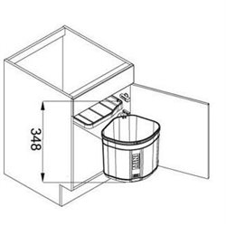 Sorter Mini 515219 Franke Poubelle porte