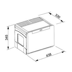 Cube 50, 038183 Poubelle 18 + 14 Litres
