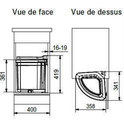 Franke Sorter Cube 30L: le top de la poubelle sous évier