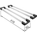 Rails Supérieurs x 2, 235906 Blanco 416 mm x 60 mm