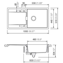 Mono EVC 19011, EVC19011 106 510x1000x195 Polaris