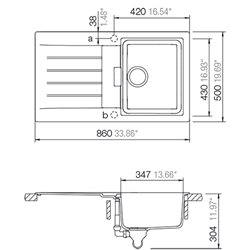 Primus EV 22401PC, EV22401PC 139 granit nero