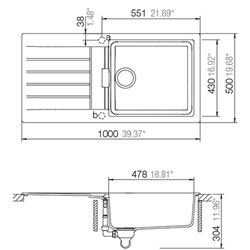 Primus EV 224011PC, EV224011PC139 granit nero
