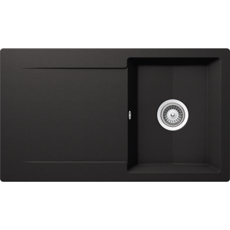 Epure, EV 2801 139 1 bac, 1 égouttoir Nero Epure, EV 2801 139 1 bac, 1 égouttoir Nero