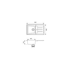Opus EV 1101L, EV1101L 139 granit nero