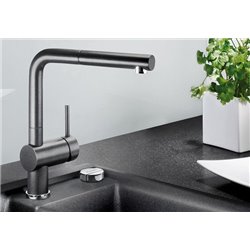 Linus-S Silgranit, 516688 Anthracite Silgranit
