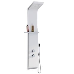 Aquamoon, CD340B Thermostatique colonne design ABS blanc