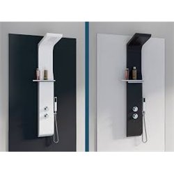 Aquamoon, CD340N Thermostatique colonne design ABS noir