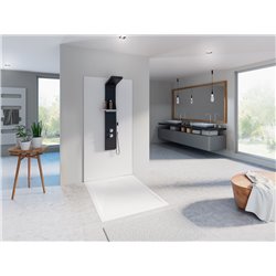 Aquamoon, CD340N Thermostatique colonne design ABS noir