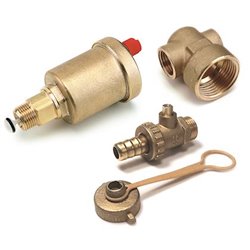 Kit terminaison de collecteur chauffage femelle, 982858 1/2 femelle