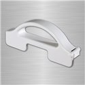 Loquet de porte AKW blanc 