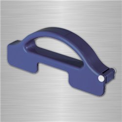 Loquet de porte AKW bleu 
