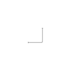 Barre rideau de douche AKW 1800x820mm blanc