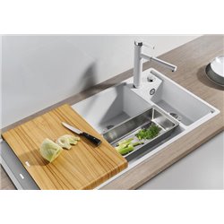 Axia III 6 S Silgranit PuraDur 523469, Tartufo Planche frêne