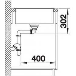 Axia III 5 S Silgranit PuraDur 523214, Café Planche frêne 