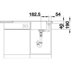 Axia III 5 S-F Silgranit PuraDur 523230, Café Planche frêne