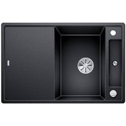 Axia III 45S Silgranit PuraDur 523173, Anthracite Planche frêne