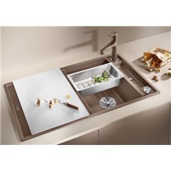 Axia III 5 S Silgranit PuraDur 523224, Café Planche verre blanc