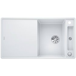 Axia III 5 S-F Silgranit PuraDur 523228, Blanc Planche frêne