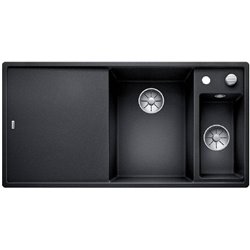 Axia III 6 S-F Silgranit PuraDur 523489, Anthracite Planche verre