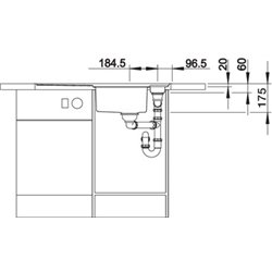 Axis III 5 S-IF 522103, Egouttoir gauche