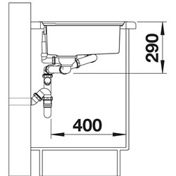 Axis III 6 S-IF 522105, Egouttoir droite