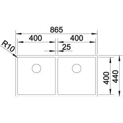 Claron 400/400-U Steelart 521618, Inox Avec tirette