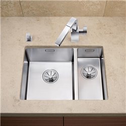 Claron 340/180-U Steelart 521609, Inox Grande cuve à gauche