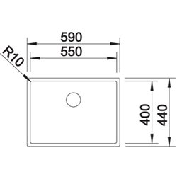 Claron 550-U Steelart 521579, Inox Avec tirette