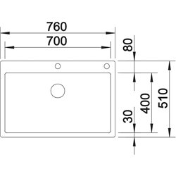 Claron 700-IF/A Steelart 521634, Inox A encastrer