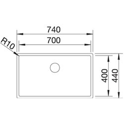 Claron 700-U Steelart 521581, Inox Avec tirette