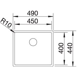 Claron 450-IF Steelart 521574, Inox A encastrer